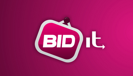 Bid logo, Live auction logo design