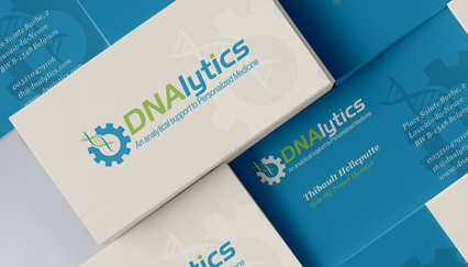 An analytical support to personalized medicine, DNA logo
