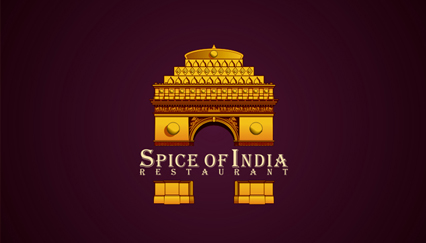 indian food logo, indian logo design