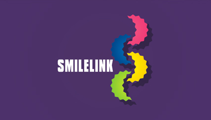 link logo design, moon logo, Smile logo