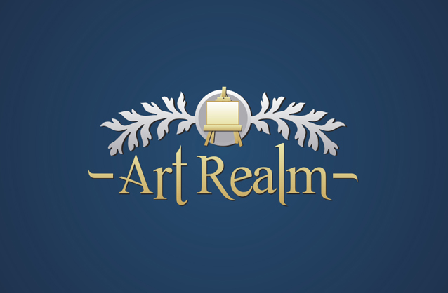 Oil paintings and art gallery logo