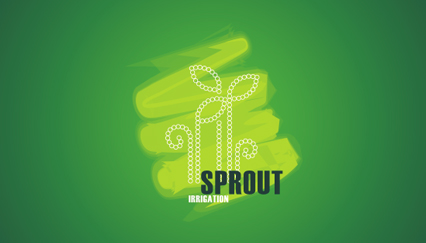 sprout logo design, sprout logo, Landscape logo