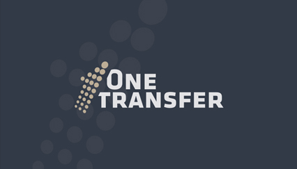Money transfer service logo